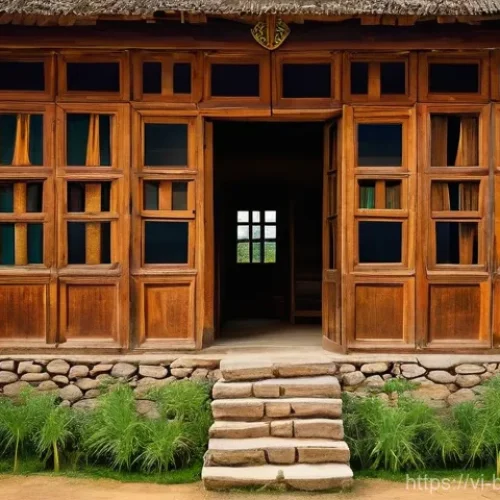 부탄 민속 박물관 - **A Serene 19th-Century Bhutanese Rural Landscape:**
    "A picturesque, wide shot of a traditional ...