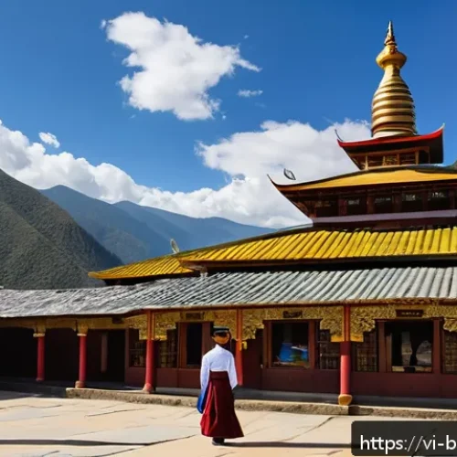 Home 17 부탄의 현지 여행 가이드 고용 방법 - A Bhutanese local tour guide dressed in traditional Bhutanese attire, wearing a kira (for women) or ...